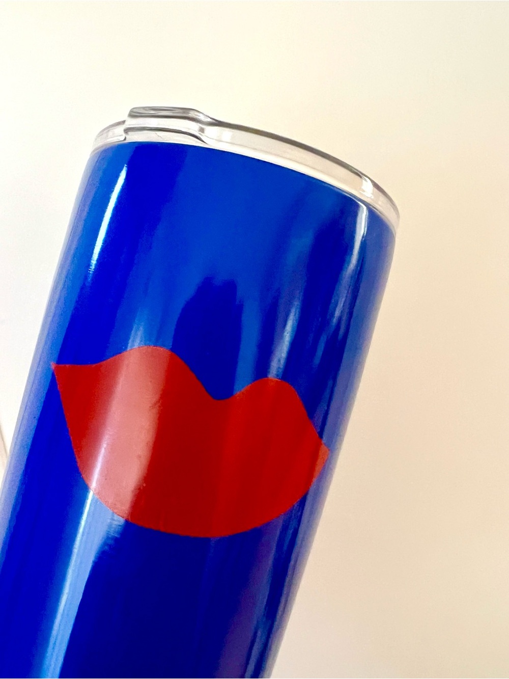 Clare Vivier x Anthropologie Tumbler with Iconic Red Lip Graphic